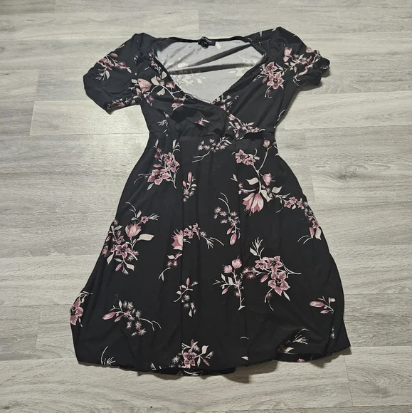 7|$30 Lily Morgan Sexy Floral Mini Dress - Picture 1 of 2